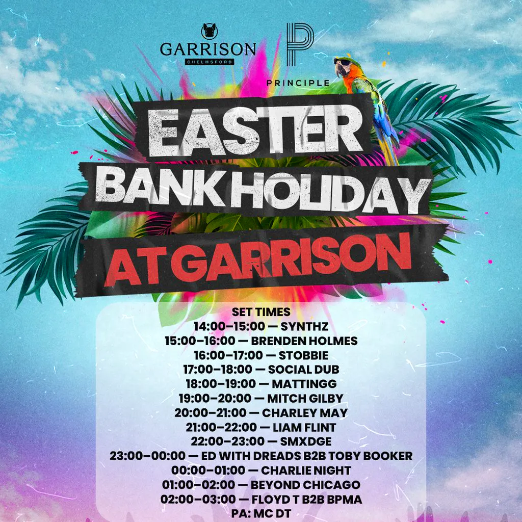 Principle Presents - Easter Bank Holiday  Party at Bassment