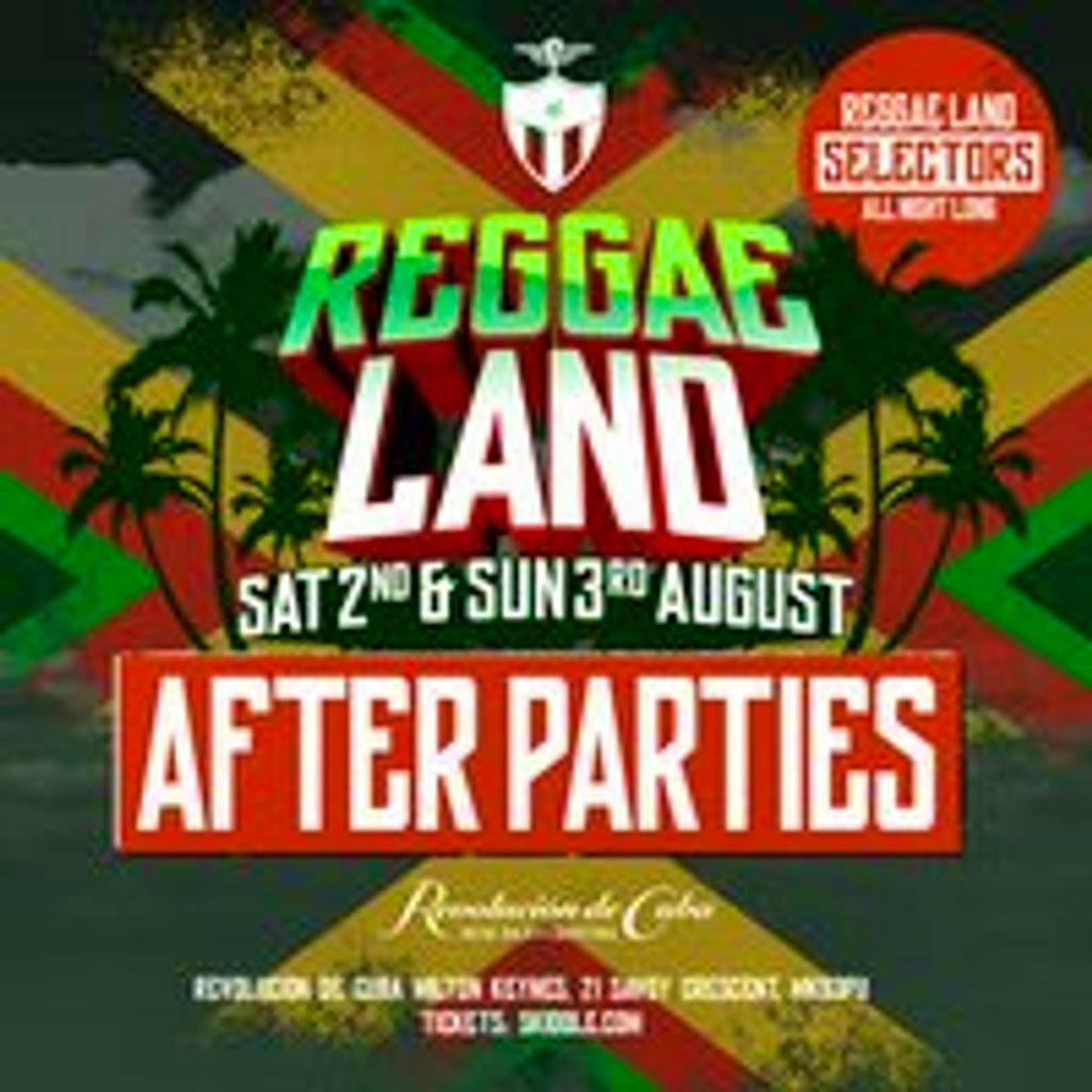 Reggae Land Official After Party - Sunday | Revolucion De Cuba