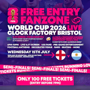 WORLD CUP SEMI-FINALS 2026 - England Vs Argentina