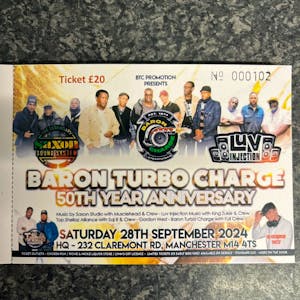Baron turbo charge 50th year anniversary