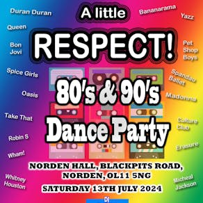RESPECT! 80's & 90's dance party