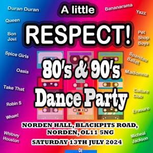 RESPECT! 80's & 90's dance party