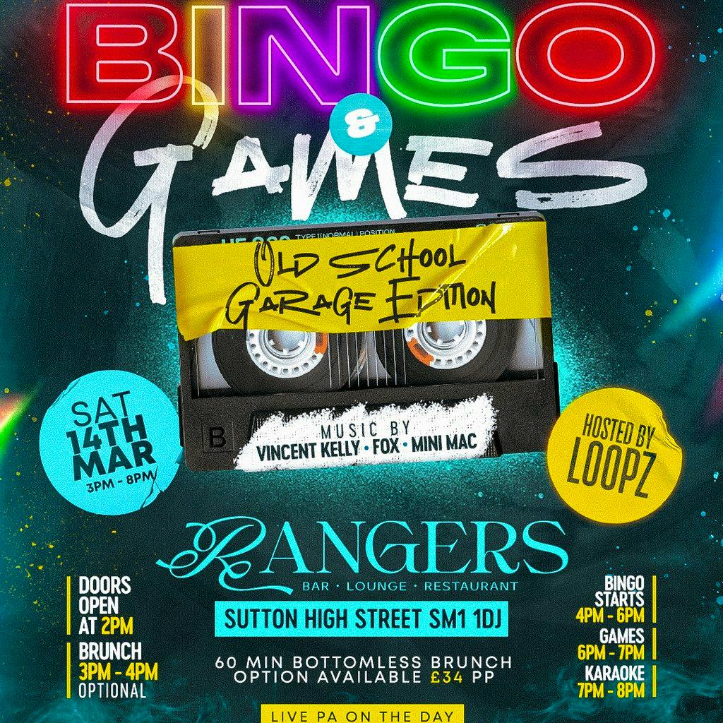 100 % UKG Bingo Sutton. at Ranger's Bar Lounge And Restaurant