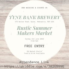 Tyne Bank Rustic Summer Market at Tyne Bank Brewery