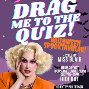 Prestwich Pride Presents: DRAG ME TO THE QUIZ, HALLOWEEN!