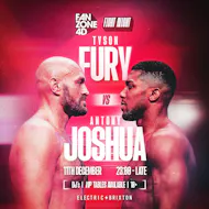 Fanzone 4D Fight Night: Fury Vs Joshua at Electric Brixton
