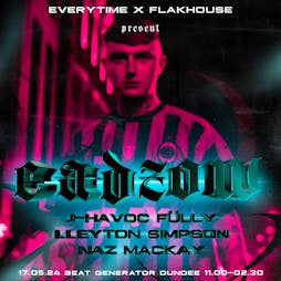 Everytime X Flakhouse Presents: Cadzow Tickets | Beat Generator Dundee  | Fri 17th May 2024 Lineup