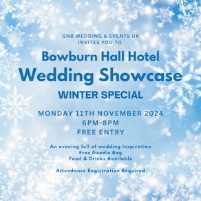 Bowburn Hall Winter Special Wedding Showcase