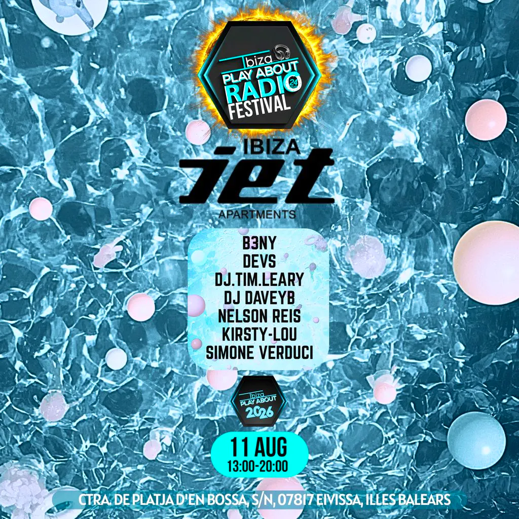 Ibiza PlayAbout Radio Fest: Pool Party #2 at Jet Ibiza at Ibiza Jet Apartments