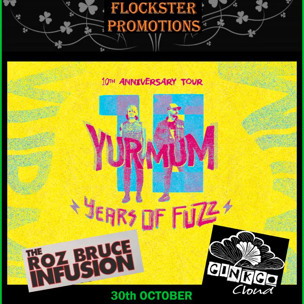 Yur Mum , The Roz Bruce Infusion, Ginkgo Cloud at Duffy's Bar 18 Pocklington Walk Leicester