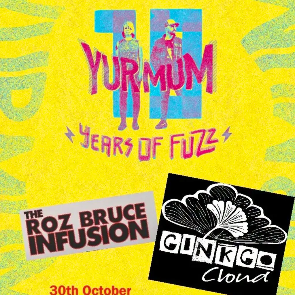 Yur Mum , The Roz Bruce Infusion, Ginkgo Cloud at Duffy's Bar 18 Pocklington Walk Leicester