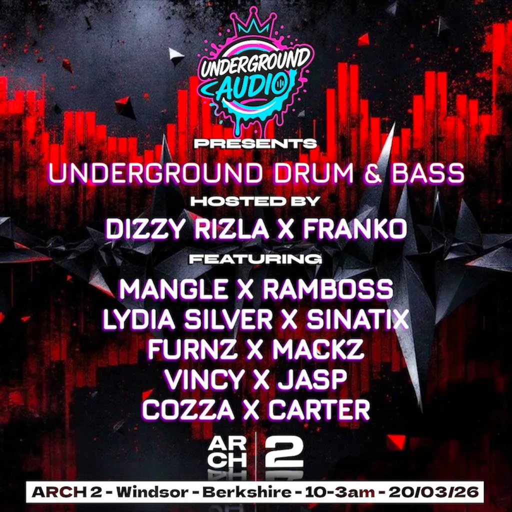 Underground audio presents underground drum and bass at Arch 2
