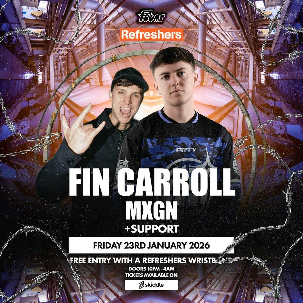 Fubar Refreshers with Fin Carroll at Fubar