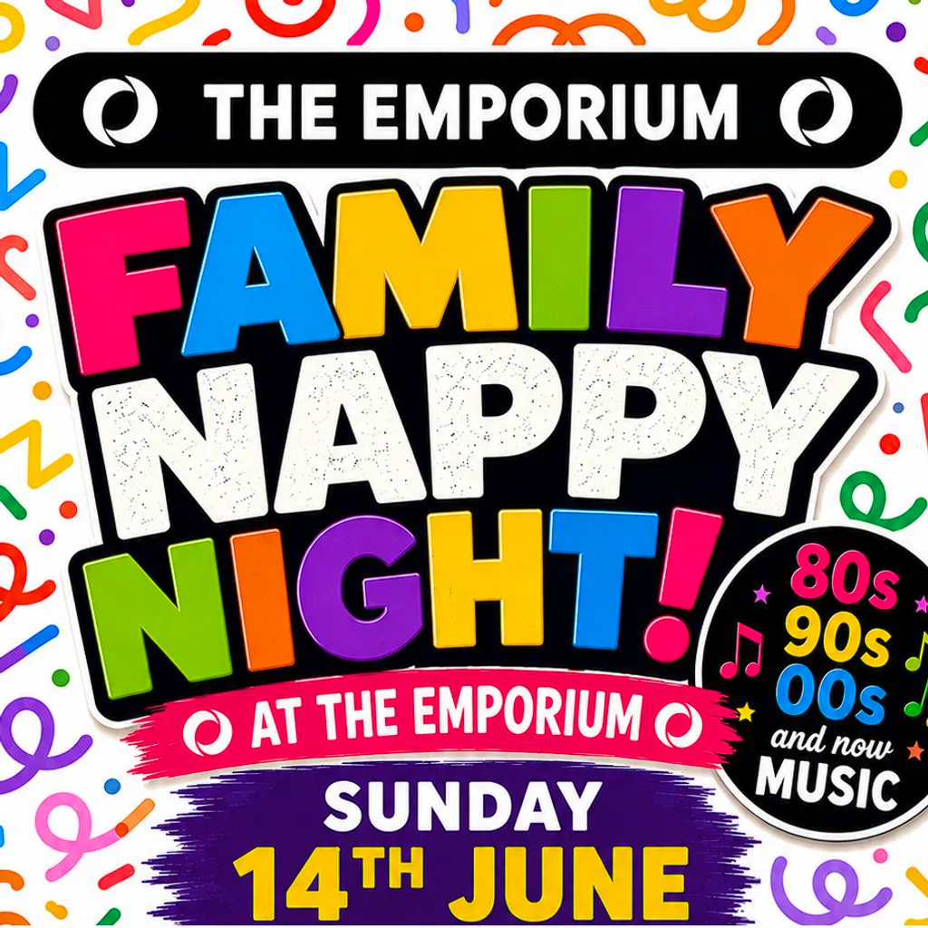 Family Nappy Night (Sunday 14th June) at The Emporium
