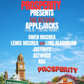 Prosperity Presents The Return of Applejacks: Garden Party