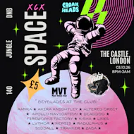 Croakheads does space xcx at the castle e1 on 03.10.26 at The Castle London