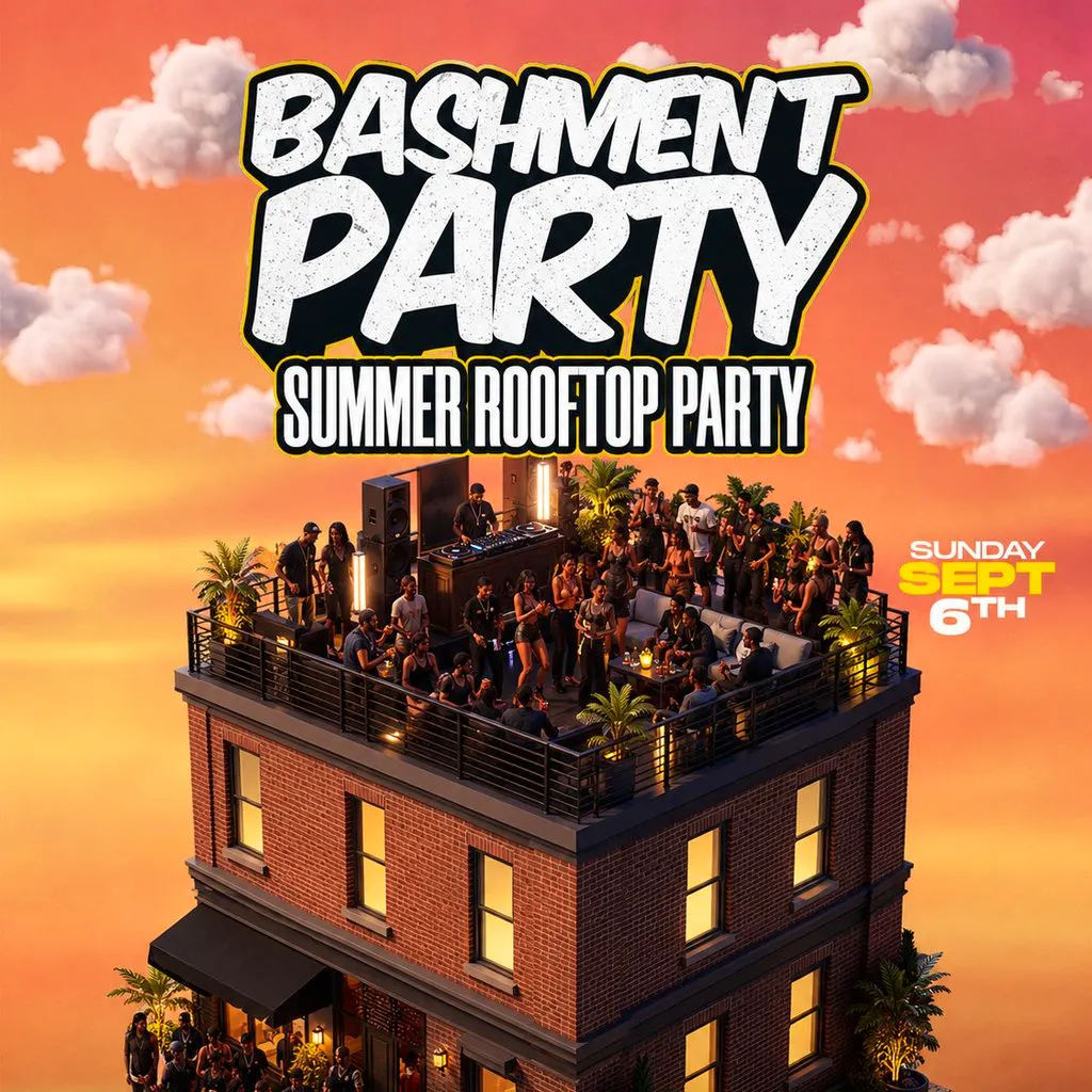 Bashment Party - FREE Summer Rooftop Party at Freight Brixton