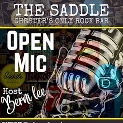 Open Mic | The Saddle Inn Chester  | Wed 8th May 2024 Lineup