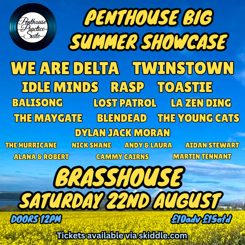 Penthouse Big Summer Showcase at Brasshouse Dunfermline