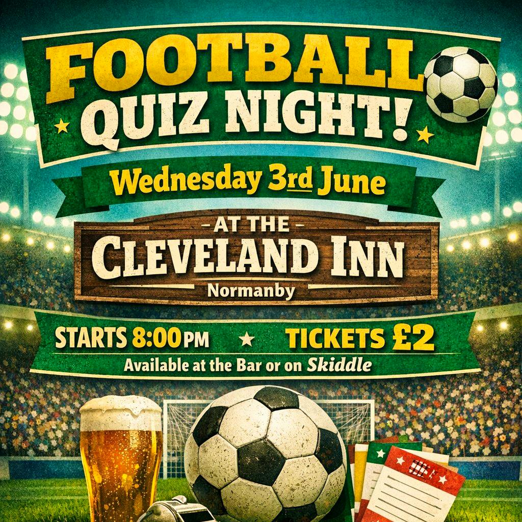 Football Quiz Night at The Cobblers And Cleveland Inn