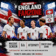The BIGGEST England Fanzone in East London - Norway vs England at EartH (Hall)