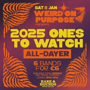 Weird On Purpose [All Dayer] - ONES TO WATCH 2025