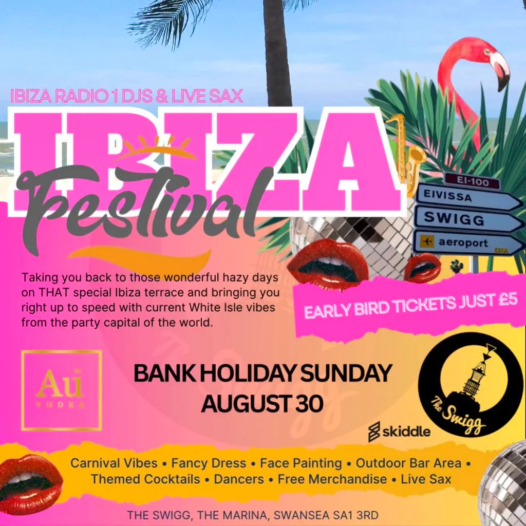 Ibiza Radio 1 Ibiza Festival @ Swigg Swansea at The Swigg Swansea