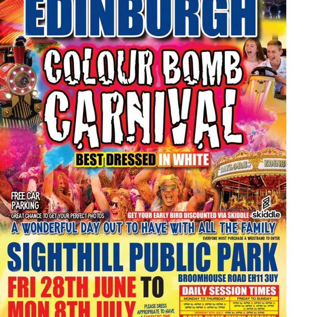 Taylor's of Edinburgh presents Colour Bomb Carnival 2024! Sighthill