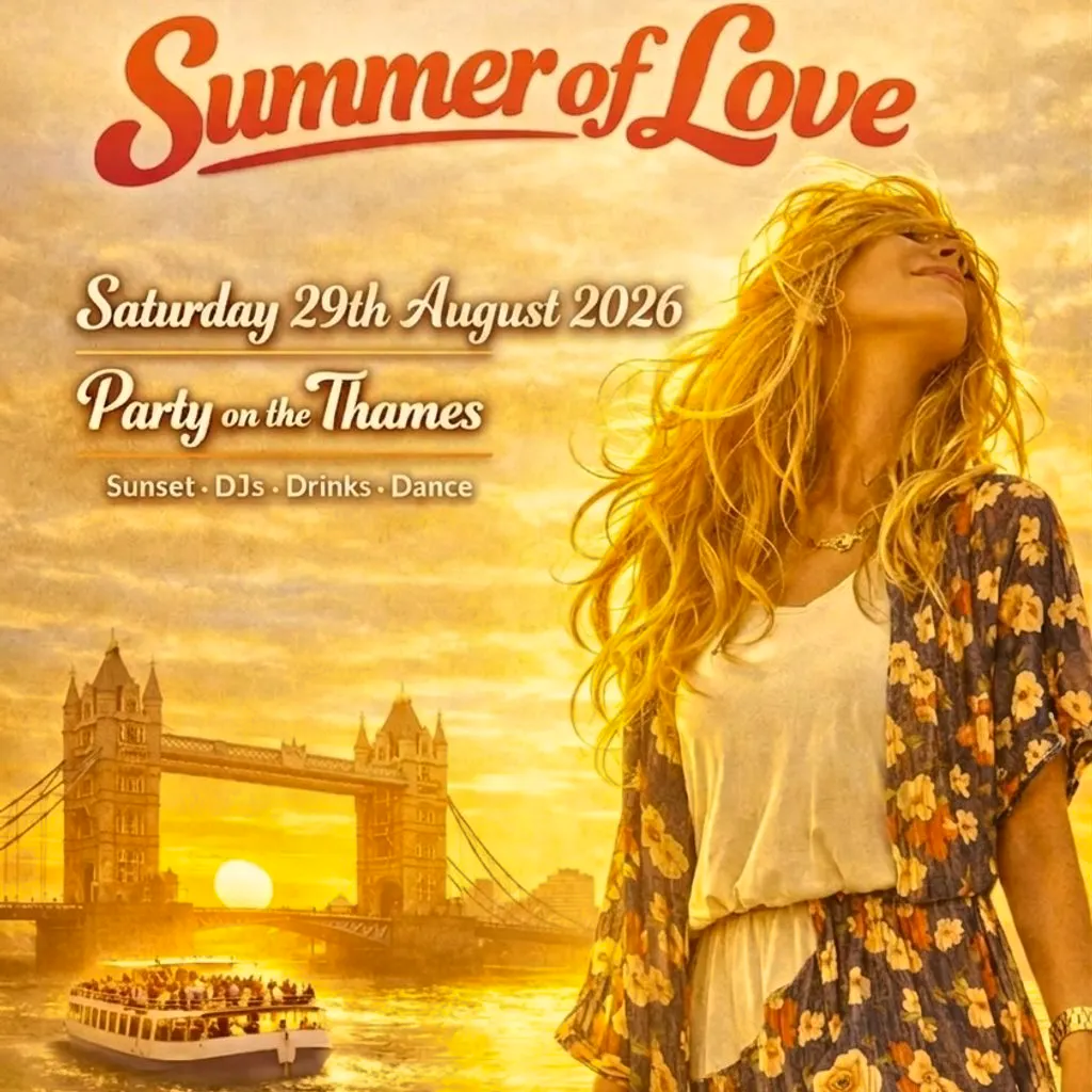 Summer of Love - London Boat party and free afterparty at Crown Pier