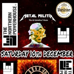 Metallica V Guns N Roses Tickets | The Northern Powerhouse Wirral  | Sat 10th December 2022 Lineup