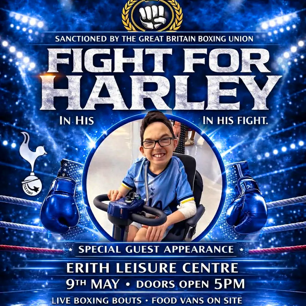 Fight for Harley at Erith Leisure Centre