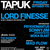 LORD FINESSE, Psykhomantus, Sonny Jim, Moka Blast, Shortee Blitz at Rainbow Pub Digbeth
