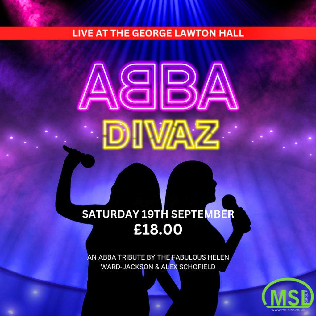 ABBA DIVAZ - An Abba Tribute at George Lawton Hall