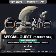 DESIRE - Weekly Thursday After Party - SPECIAL GUEST at Union Club Vauxhall
