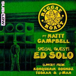 Venue: Sub:Low - Reggae Roast, & Ed Solo | THE DEPO Plymouth  | Fri 18th March 2022