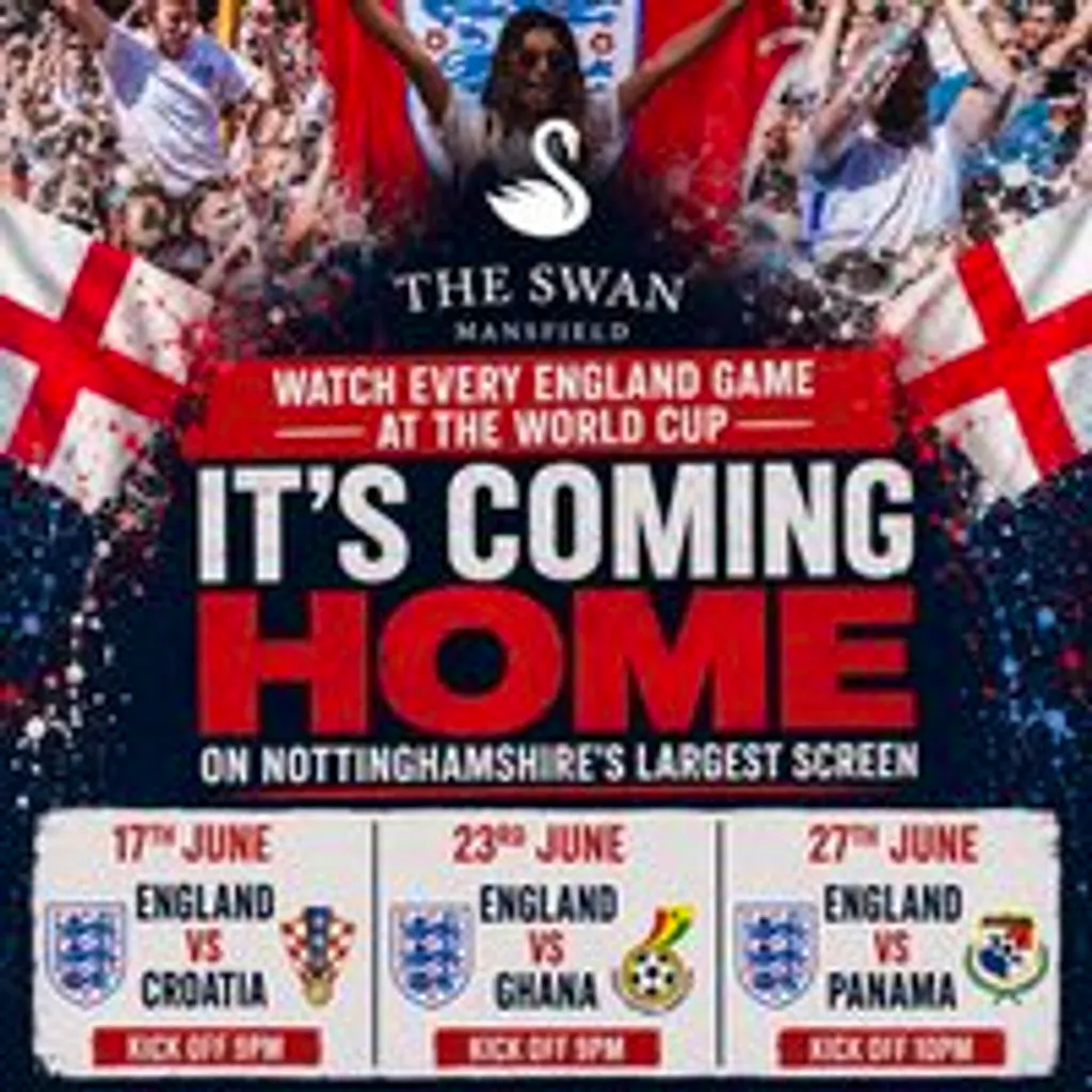 World Cup 2026 - England vs Ghana at The Swan Mansfield