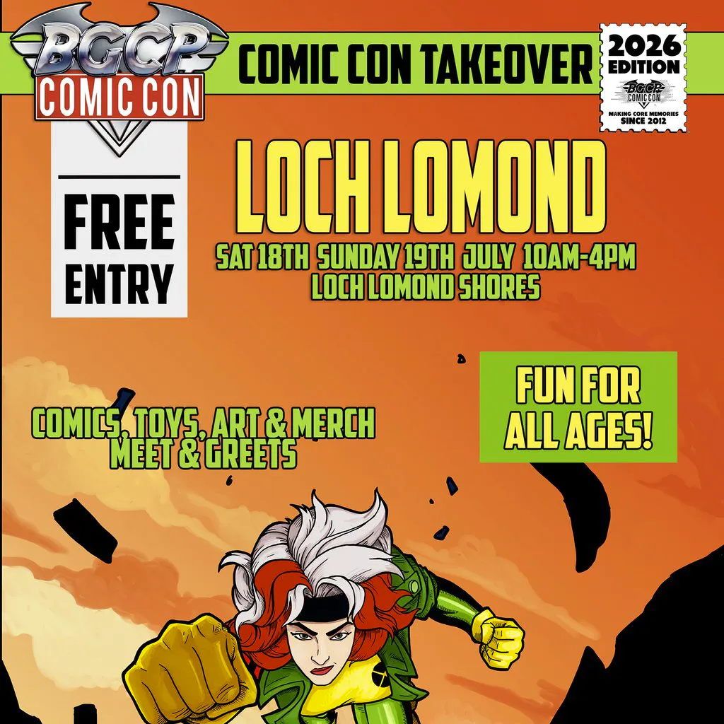 Loch Lomond Comic Con 2026 | Free Family Day Out Balloch at LOCH LOMOND SHORES  