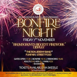 Bromsgrove RFC Bonfire Night Fundraiser