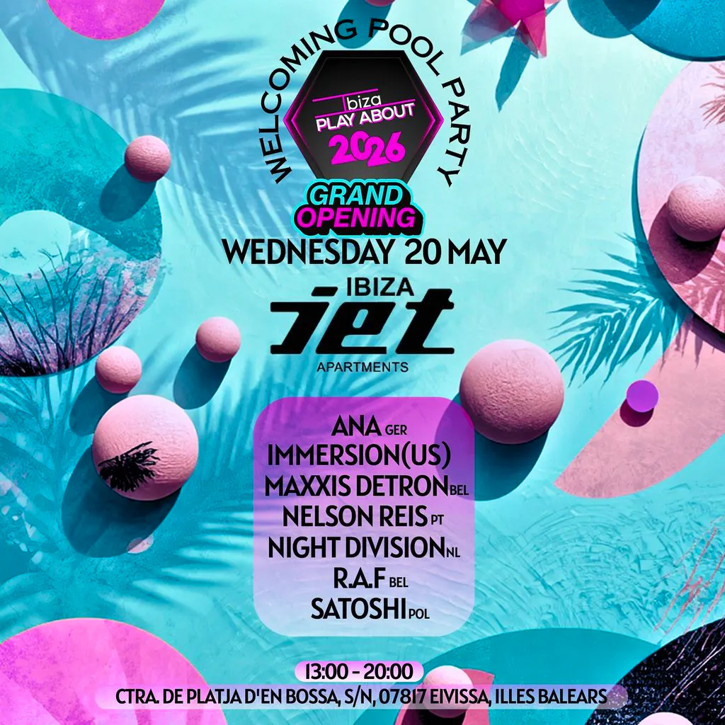 Opening Pool Party at Jet Ibiza at Ibiza Jet Apartments