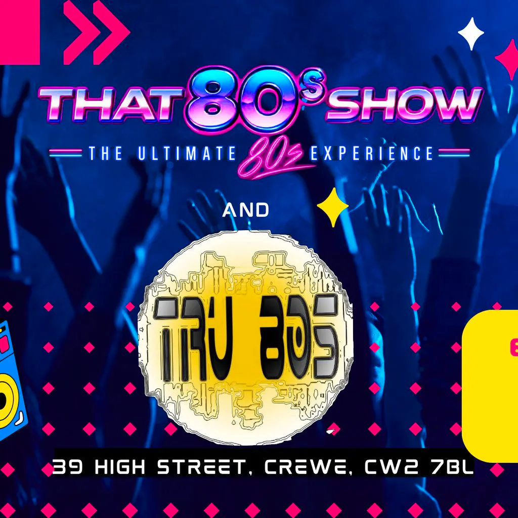 Crewe Rocks - Sunday At The Arena - Tru 80s and That 80s Show at The Arena Crewe