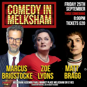 September's Comedy in Melksham