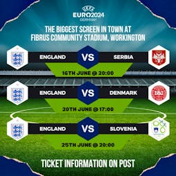 England VS Slovenia - 25/06/24 Tickets | Workington Town Rugby League Football Club Ltd Workington  | Tue 25th June 2024 Lineup
