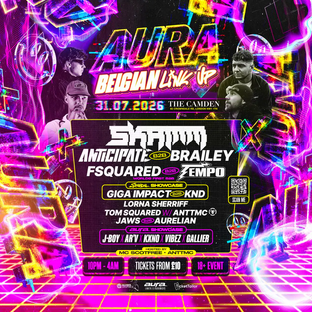 AURA presents: BELGIAN LINK UP at The Camden