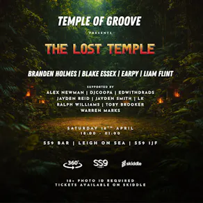 Temple Of Groove Presents: The Lost Temple @SS9 Bar