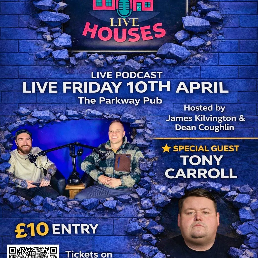 Round the Houses Live Podcast ft. Special Guest Tony Carroll at The Parkway Sports Bar, Lounge And Function Suite