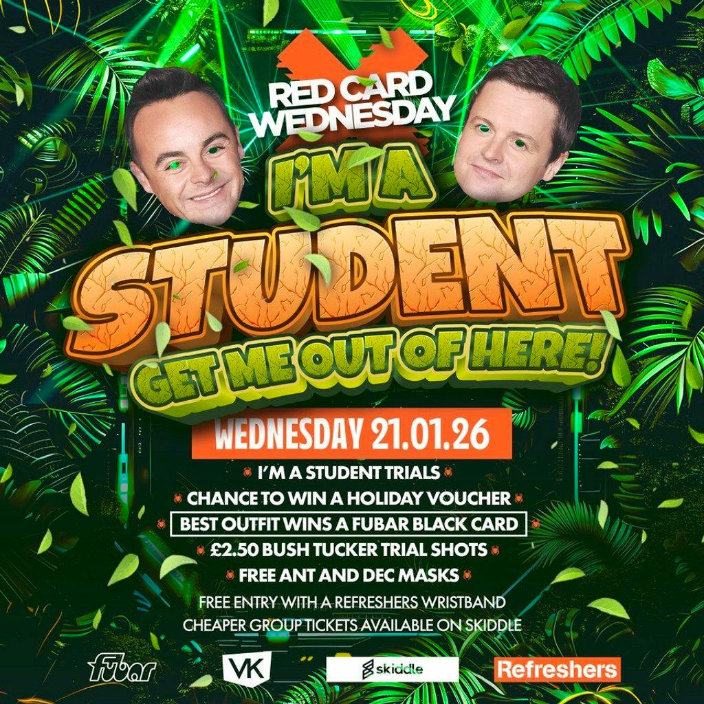 Refreshers 26 - I'm A Student Get Me Out Of Here Wednesday at Fubar