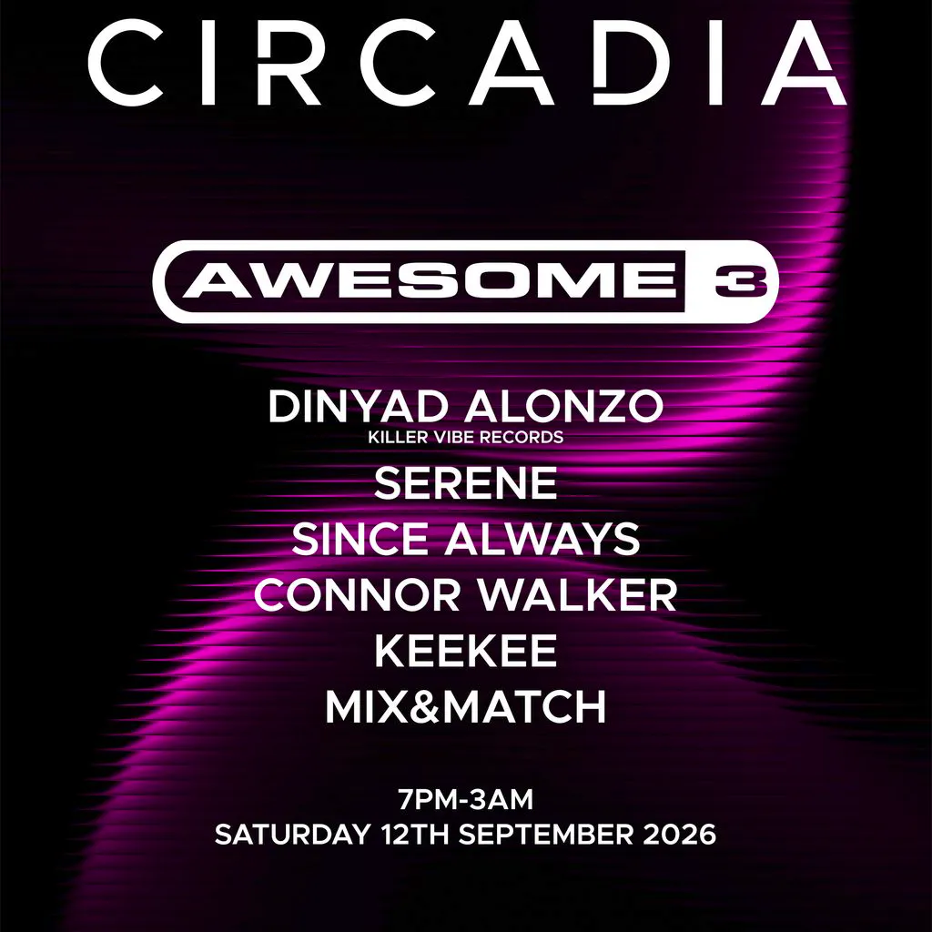 Circadia Presents : Awsome 3 at Chute Bar