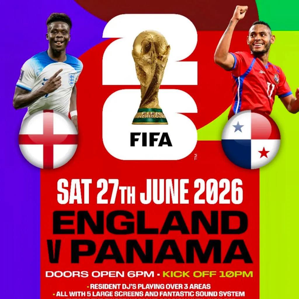 England vs Panama @ Sunrooms at Sunrooms2 Southend On Sea