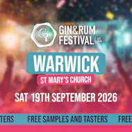 Gin & Rum Festival - Warwick - 2026 at St Mary's Church