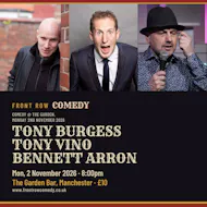 Comedy @ The Garden, Monday 2nd November 2026 at The Garden Chorlton